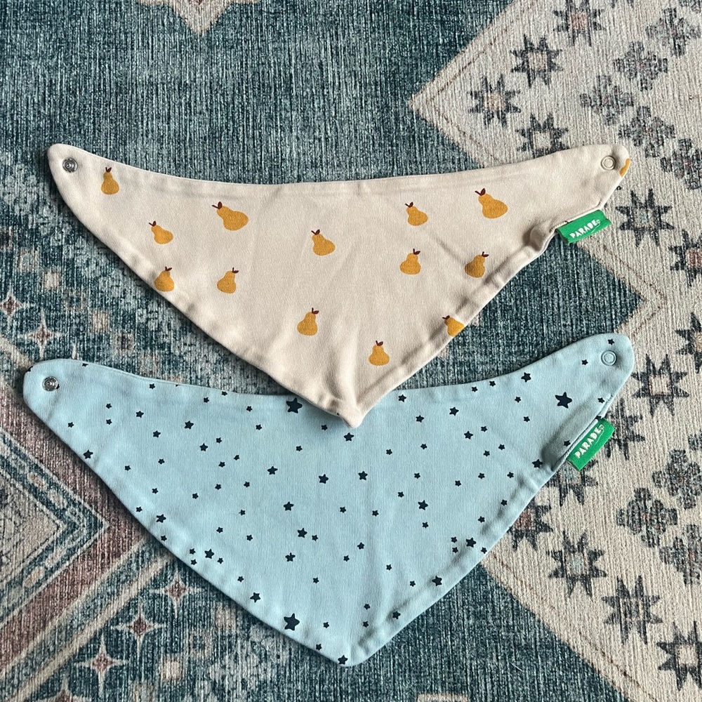 Parade Organic Cotton Two Pack Bibs